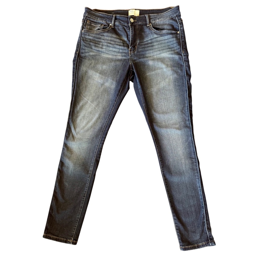 BKE Payton Skinny Jeans Womens 32R Dark Wash Stretch Denim Blue Pants